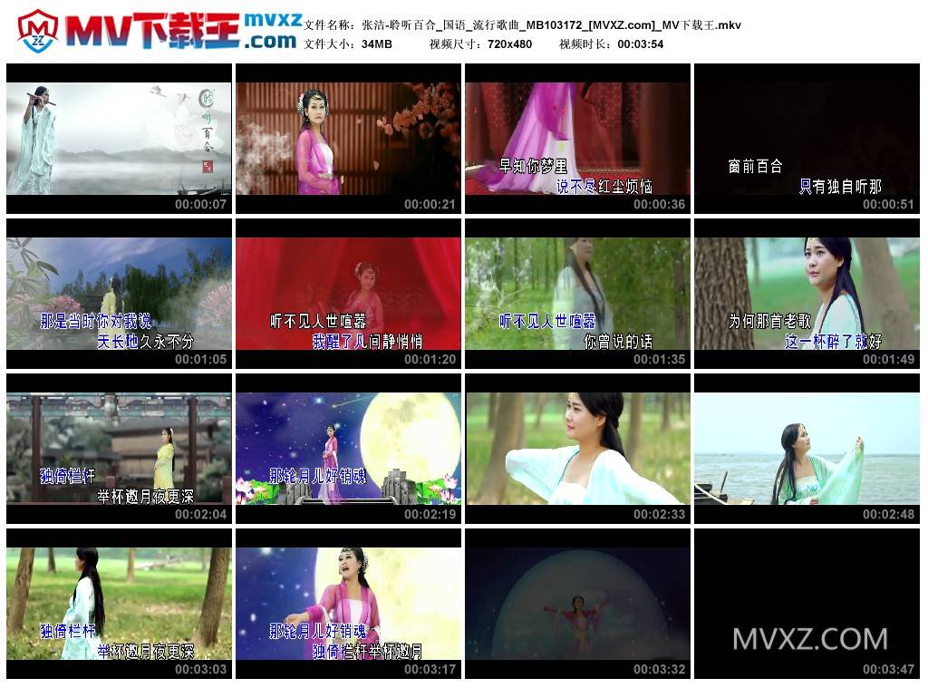 张洁-聆听百合_国语_流行歌曲_MB103172